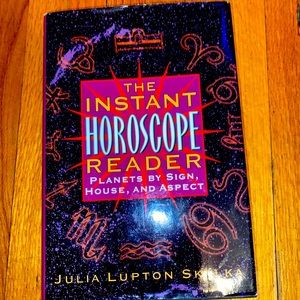 The Instant Horoscope Reader planets hardcover book by Julia Lipton Skala